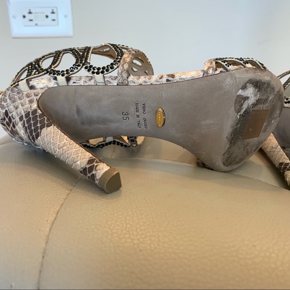 Sergio Rossi Snakeskin Heels - Picture 5 of 8